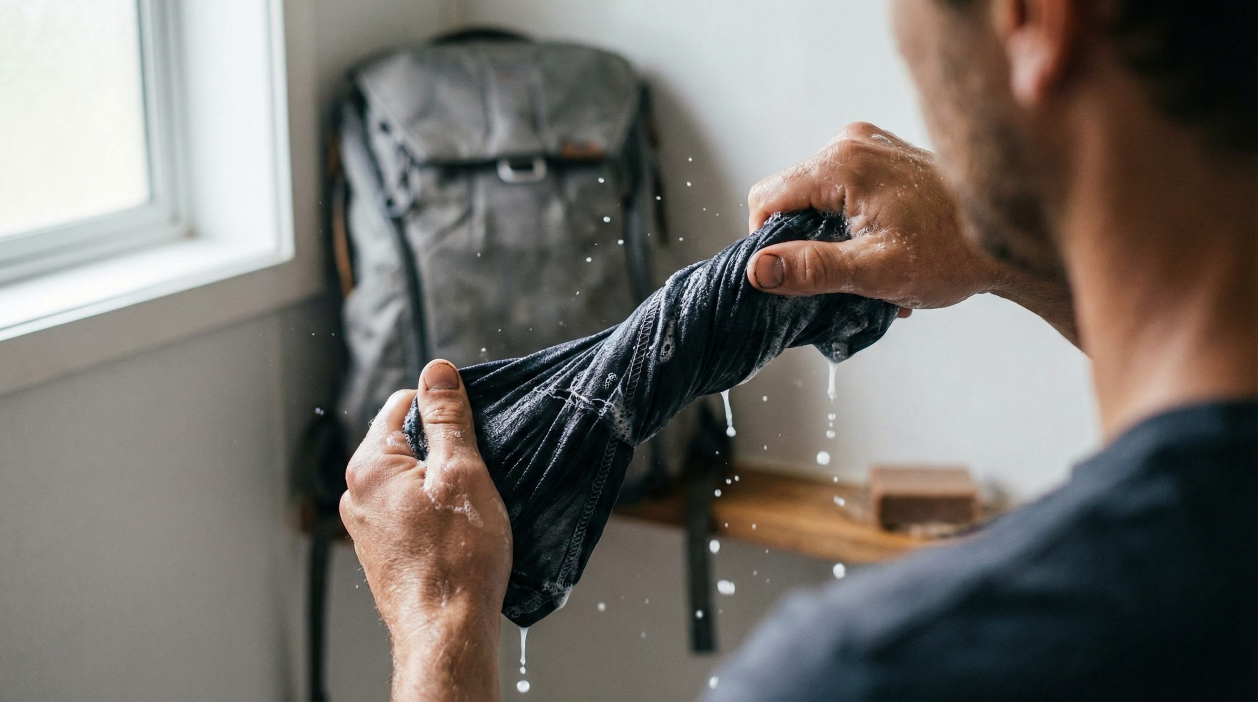 Lavar roupa no chuveiro facilita a Vida no Caminho? - 2