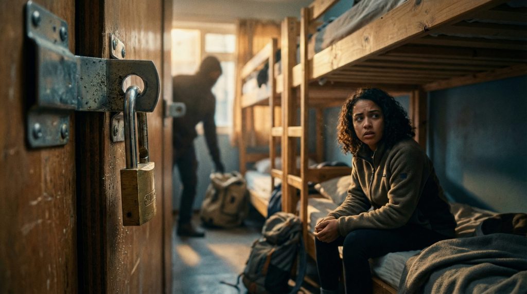 Cadeados frágeis: convite ao furto no Hospedar e Dormir