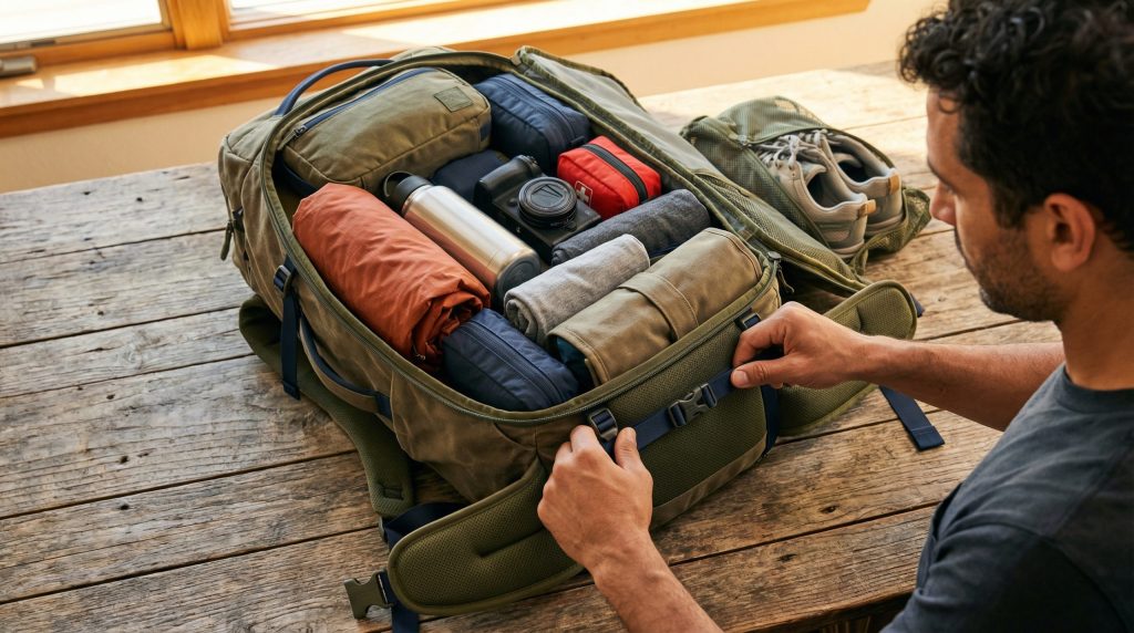 Corte o medo do “se faltar” na Mochila e Equipar