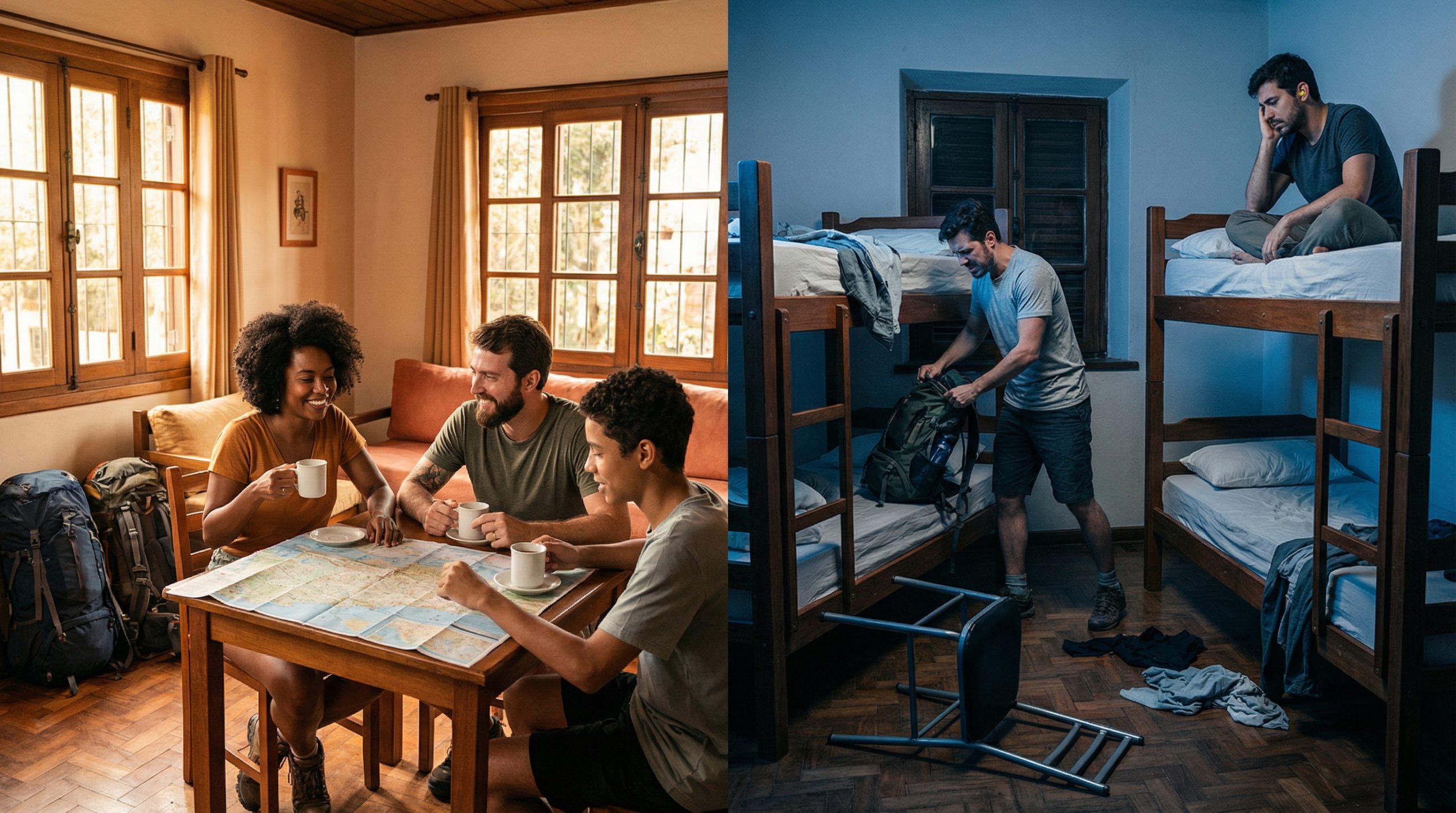 Convívio tóxico anula a economia de Hospedar e Dormir