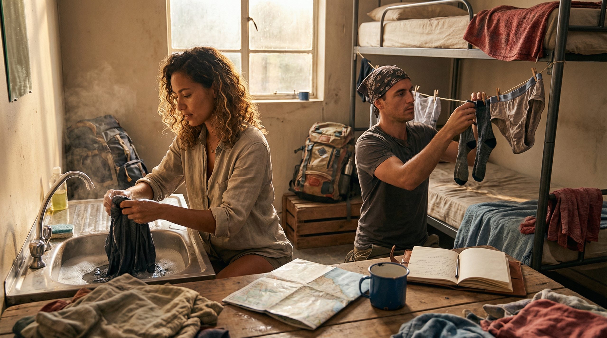 Dias de lavanderia salvam a Vida no Caminho