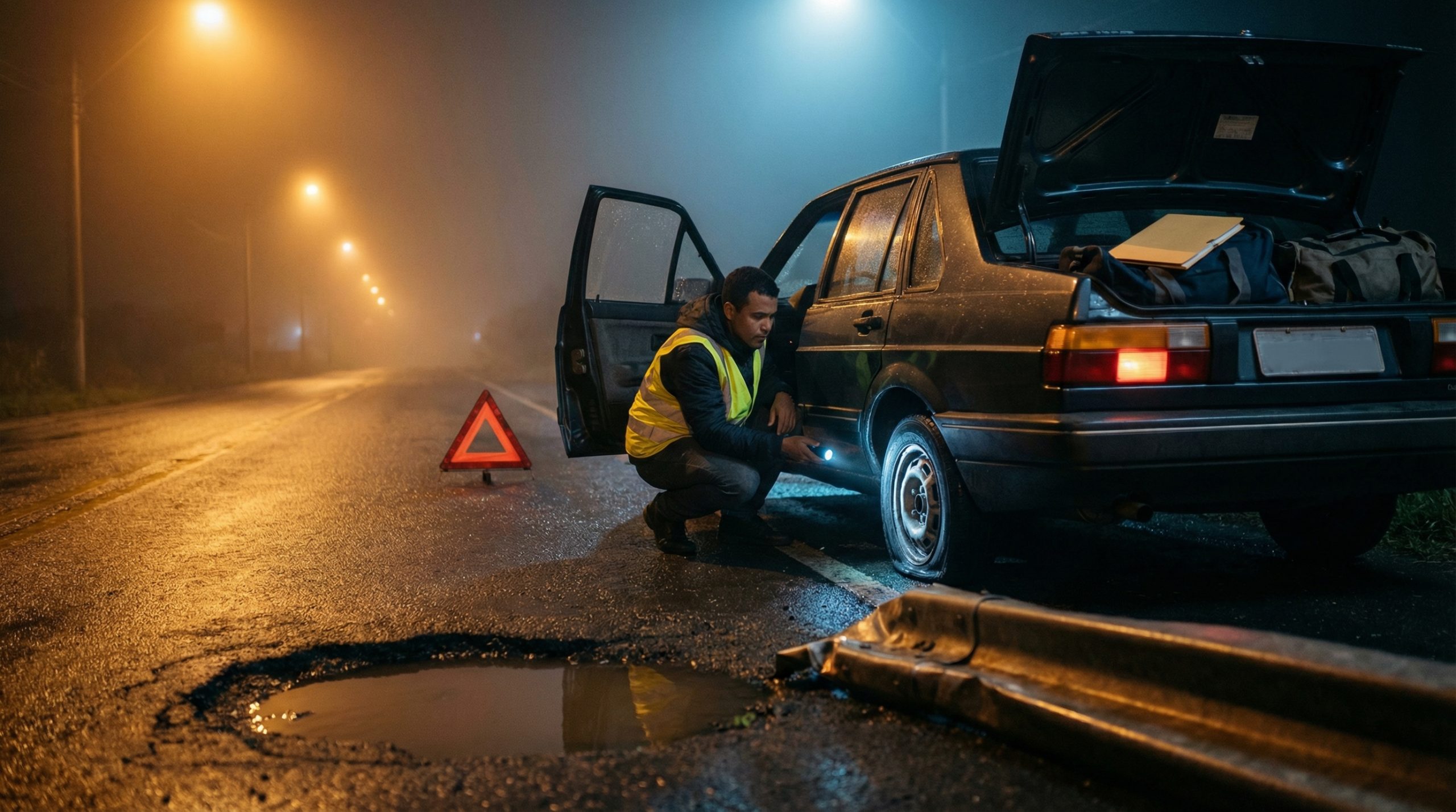 Trajeto noturno expõe falhas na Segurança na Estrada